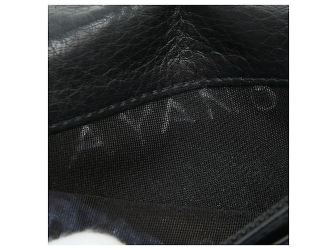 Langer Geldbeutel Chanel Coco Mark Wild Stitch Schwarz - Ansicht 6