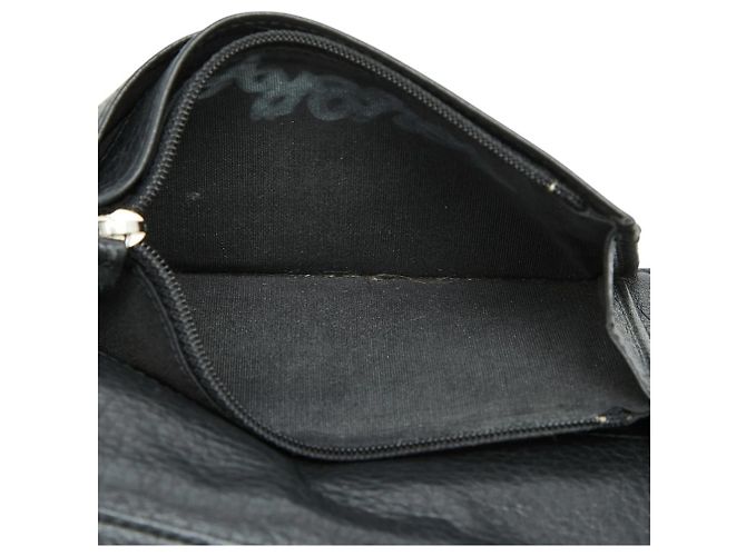 Langer Geldbeutel Chanel Coco Mark Wild Stitch Schwarz - Ansicht 8