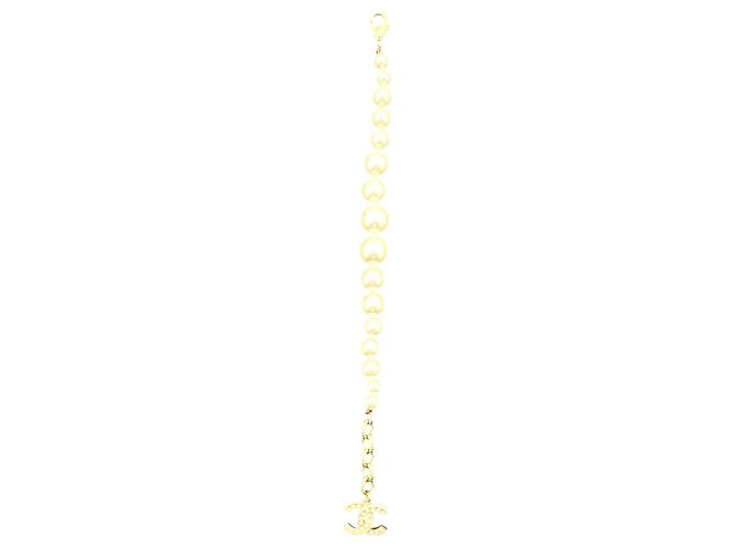 Bracciale con charm Chanel placcato oro - vista 8