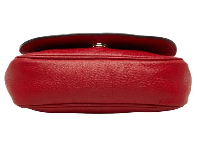 Borsa a Spalla Gucci Soho Interlocking G Chain Rosso - vista 3