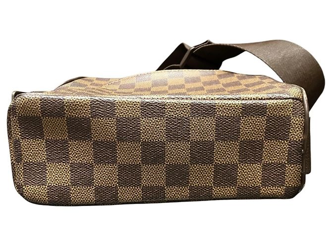 Borsa a Spalla Louis Vuitton Olaf PM Marrone Damier ebene - vista 3