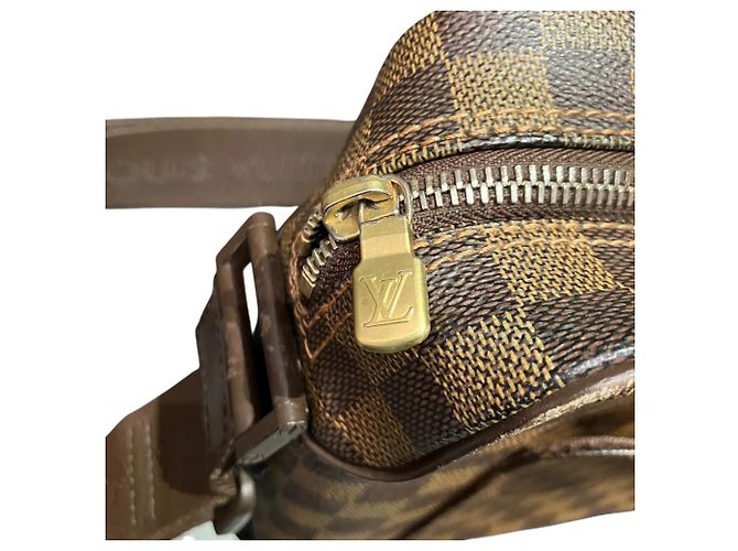 Borsa a Spalla Louis Vuitton Olaf PM Marrone Damier ebene - vista 8