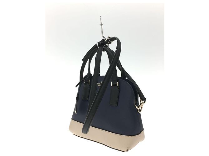 kate spade Cameron Street Lottie Leather moyen Blu navy - vista 2