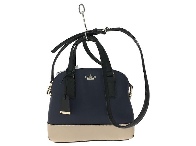 kate spade Cameron Street Lottie Leather moyen Blu navy - vista 3