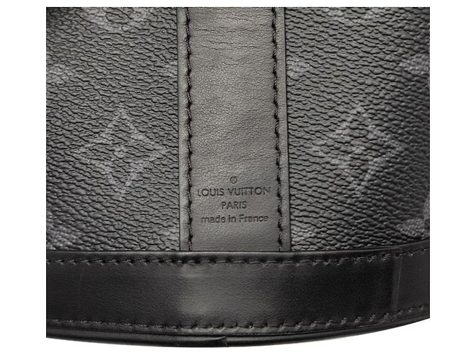 Sac à main Louis Vuitton Monogram Eclipse Marron Noir - vue 5
