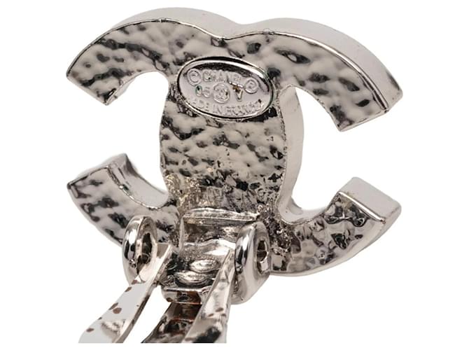 Timeless Chanel Coco Mark Clip-Ohrringe Silber - Ansicht 5