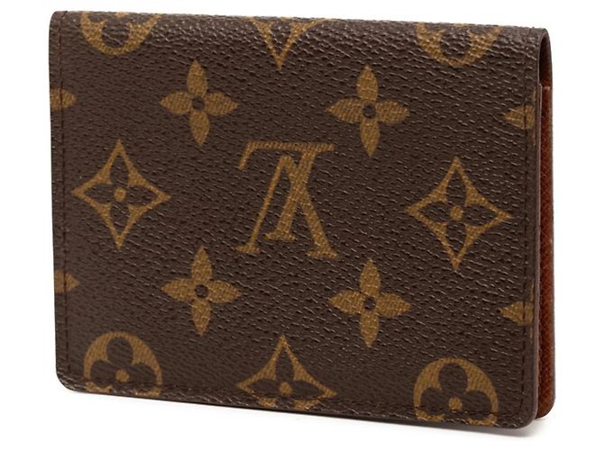 Portacarte verticale Monogram Louis Vuitton Marrone - vista 2