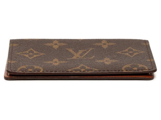 Portacarte verticale Monogram Louis Vuitton Marrone - vista 3