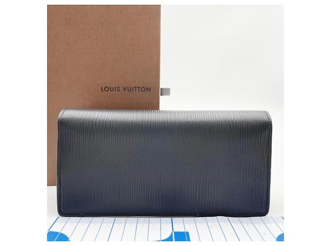 Portafoglio lungo Louis Vuitton Brazza M60622 Noir Epi Nero - vista 2