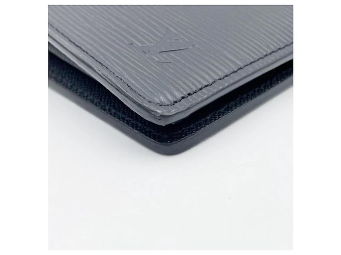 Portafoglio lungo Louis Vuitton Brazza M60622 Noir Epi Nero - vista 4