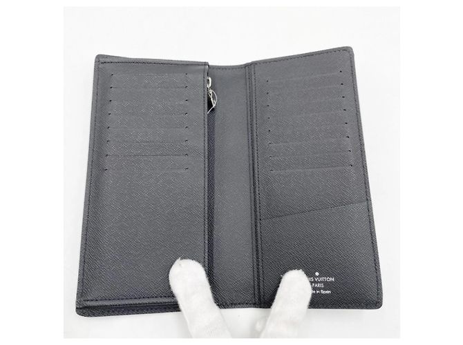 Portafoglio lungo Louis Vuitton Brazza M60622 Noir Epi Nero - vista 6