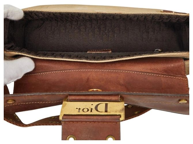 Borsa a Spalla Dior Street Chic di Christian Dior Marrone - vista 10