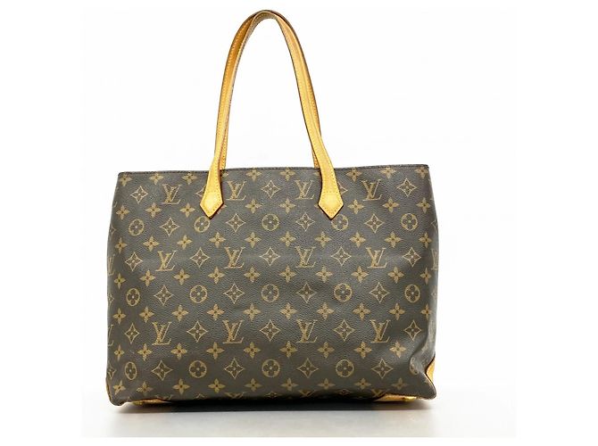 Borsa Tote Louis Vuitton Monogram Wilshire MM Marrone - vista 11
