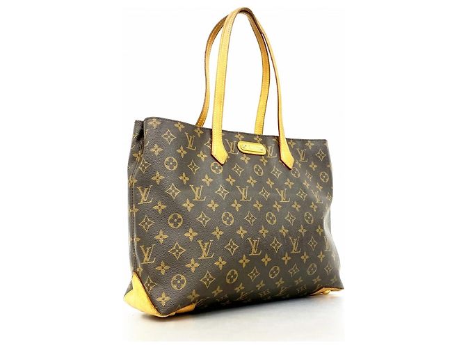Borsa Tote Louis Vuitton Monogram Wilshire MM Marrone - vista 2