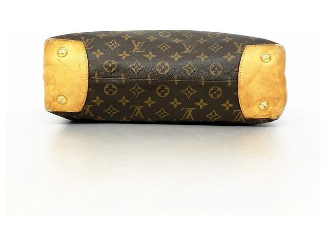 Borsa Tote Louis Vuitton Monogram Wilshire MM Marrone - vista 3