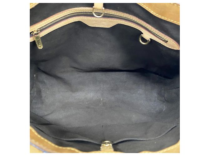 Borsa Tote Louis Vuitton Monogram Wilshire MM Marrone - vista 4