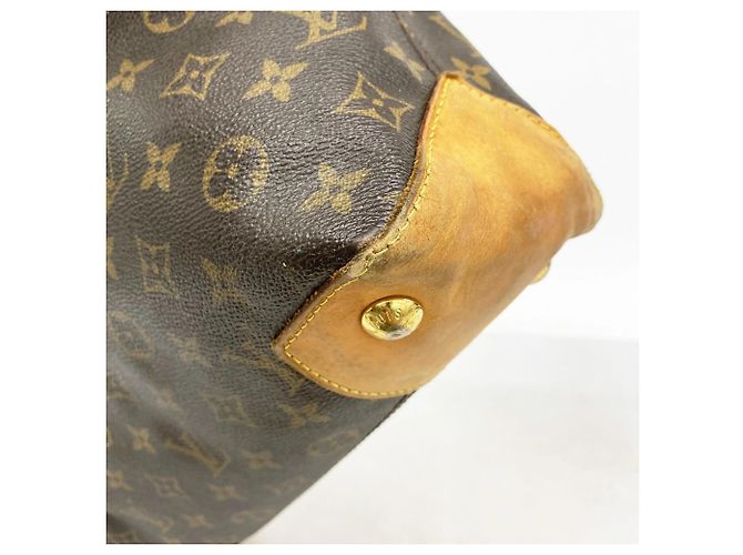 Borsa Tote Louis Vuitton Monogram Wilshire MM Marrone - vista 6