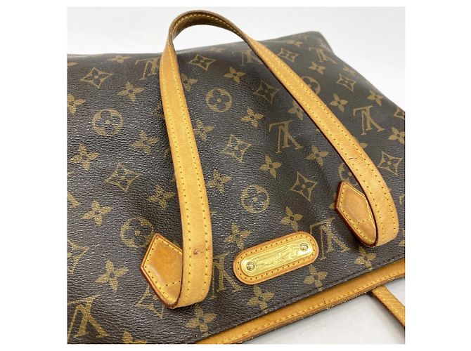 Borsa Tote Louis Vuitton Monogram Wilshire MM Marrone - vista 9