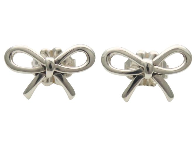 Orecchini a lobo Ribbon Bow Tiffany & Co. Argento - vista 2