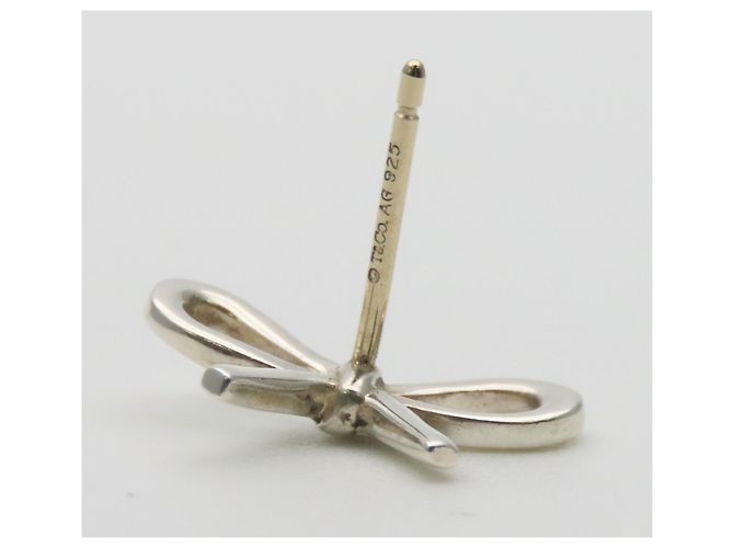 Orecchini a lobo Ribbon Bow Tiffany & Co. Argento - vista 5