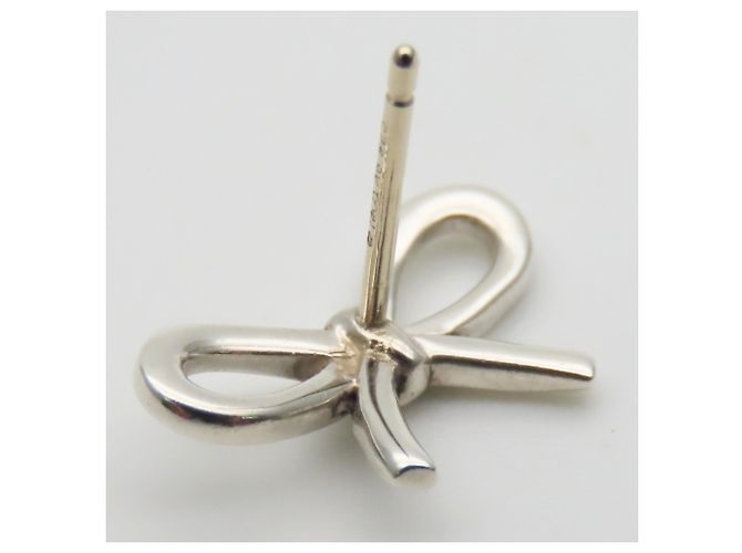 Orecchini a lobo Ribbon Bow Tiffany & Co. Argento - vista 6