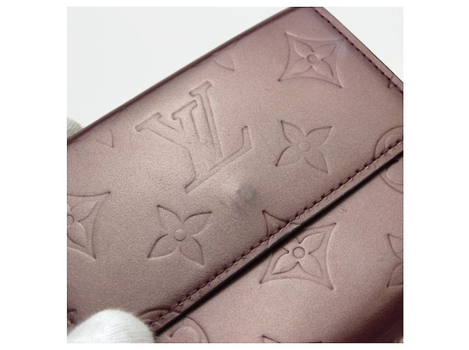 Louis Vuitton Tri-fold Wallet Bordeaux Lila - Ansicht 13