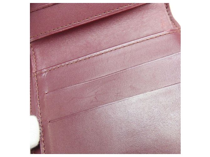 Louis Vuitton Tri-fold Wallet Bordeaux Lila - Ansicht 19