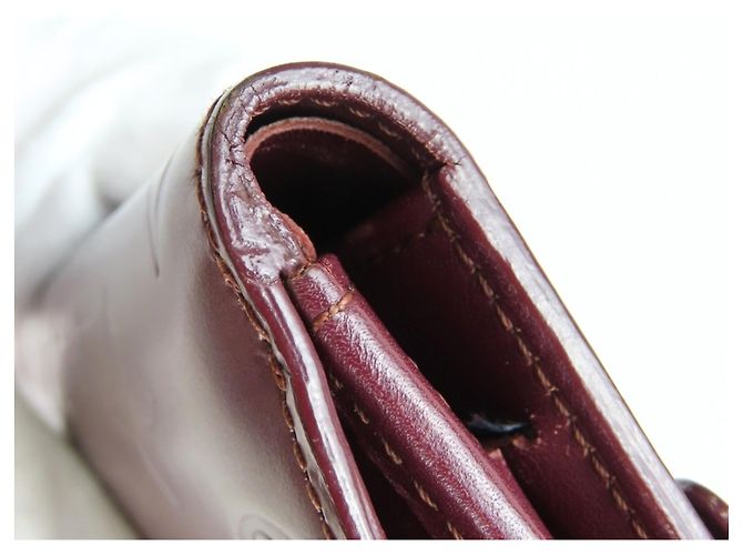 Louis Vuitton Tri-fold Wallet Bordeaux Lila - Ansicht 22