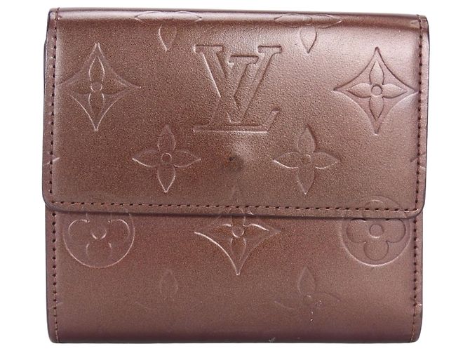 Louis Vuitton Tri-fold Wallet Bordeaux Lila - Ansicht 3