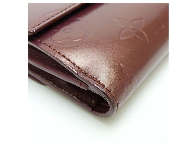 Louis Vuitton Tri-fold Wallet Bordeaux Lila - Ansicht 5