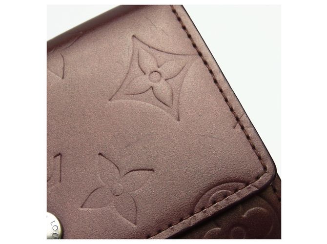 Louis Vuitton Tri-fold Wallet Bordeaux Lila - Ansicht 8