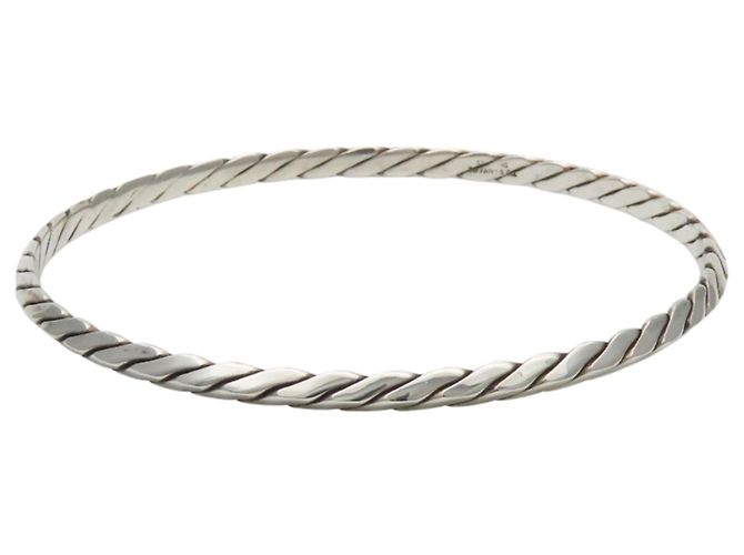 Bracciale con charm Tiffany & Co. Knife Edge Twist Argento - vista 2