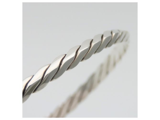 Bracciale con charm Tiffany & Co. Knife Edge Twist Argento - vista 7