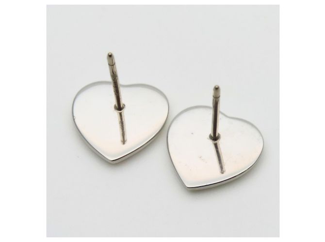 Orecchini Tiffany & Co. Return to Mini Love Heart Argento Blu - vista 5