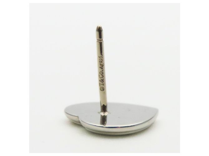 Orecchini Tiffany & Co. Return to Mini Love Heart Argento Blu - vista 7