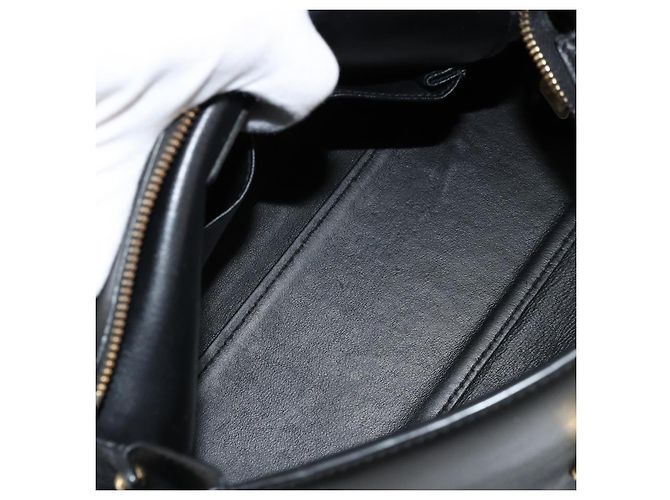 Salvatore Ferragamo Sofia Satchel Leder Medium Schwarz - Ansicht 5