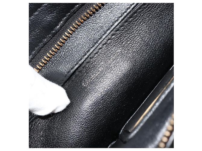 Salvatore Ferragamo Sofia Satchel Leder Medium Schwarz - Ansicht 6