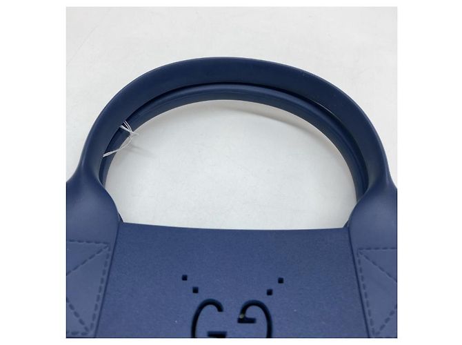 Tote in gomma per bambini Gucci, misura medium Blu navy - vista 2