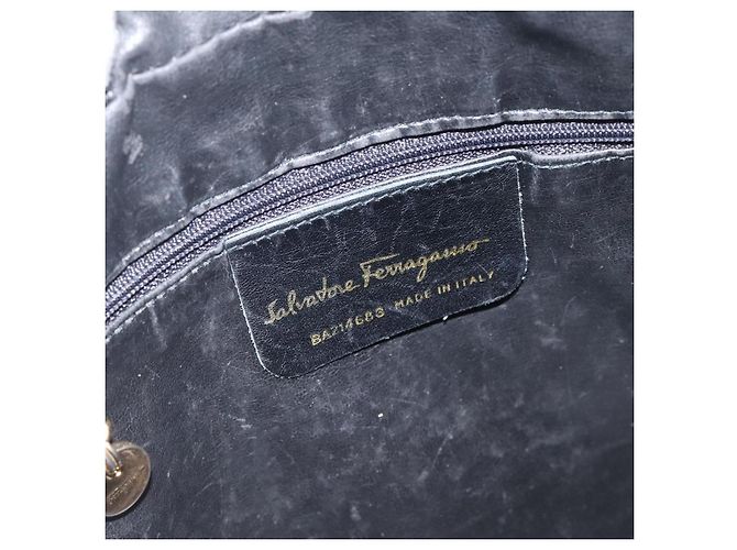 Salvatore Ferragamo Vara Bow camera Leather Nero - vista 6