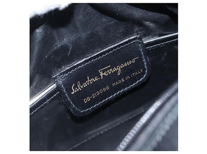 Salvatore Ferragamo Vara Bow camera Leather Nero - vista 6