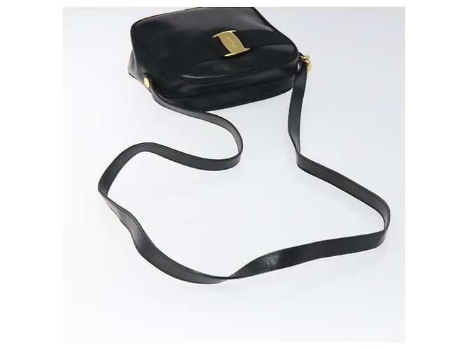 Salvatore Ferragamo Vara Bow camera Leather Nero - vista 7