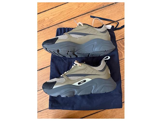 Dior Sneakers B22 Nero Bianco Cachi - vista 2