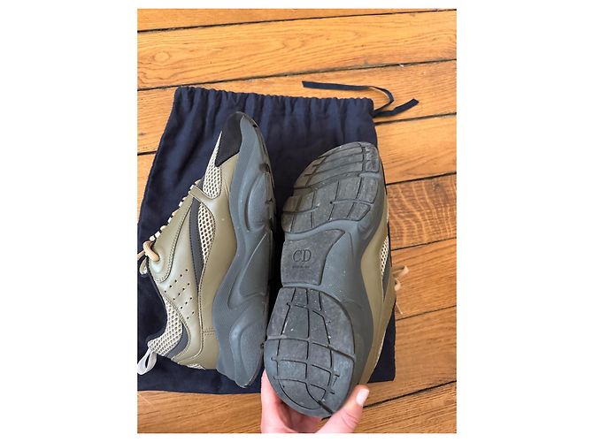 Dior Sneakers B22 Nero Bianco Cachi - vista 5