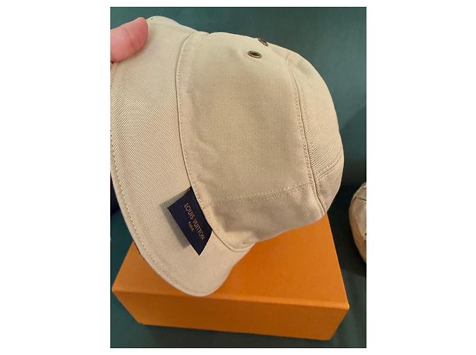 Set di bucket hat e cappellino da baseball Monogram Louis Vuitton Sabbia Blu scuro - vista 6