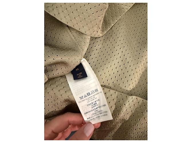 Top de jersey PYTHON con las iniciales "LV" de Louis Vuitton Beige - vista 6