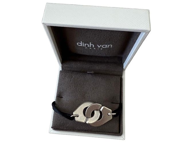 Bracciale "Handcuffs" in argento sterling Dinh Van - vista 2