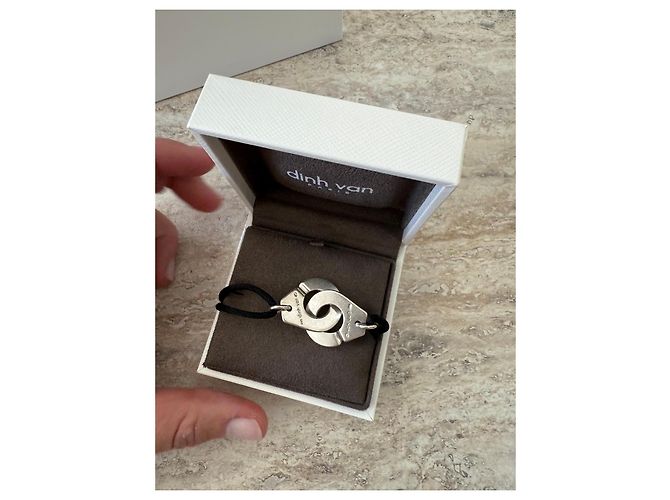 Bracciale "Handcuffs" in argento sterling Dinh Van - vista 3