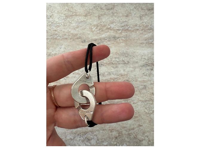 Bracciale "Handcuffs" in argento sterling Dinh Van - vista 5