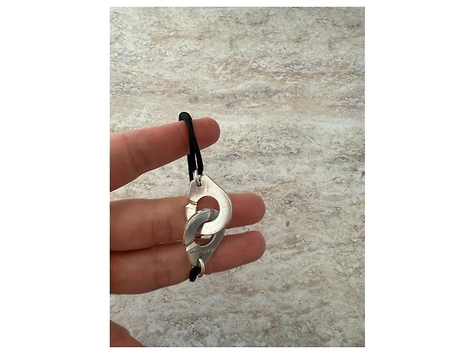 Bracciale "Handcuffs" in argento sterling Dinh Van - vista 6