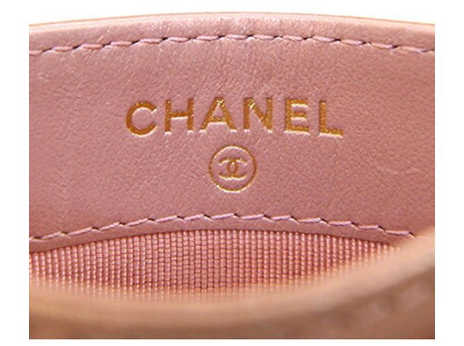 Timeless Tarjetero Matelassé Chanel Rosa Dorado - vista 4